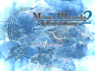 Mana Khemia 2 - Fall of Alchemy screen shot title